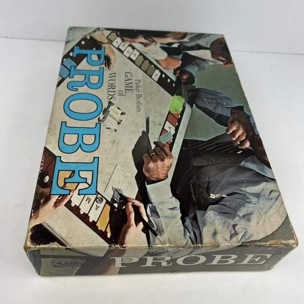 Vintage 1964 Parker Brothers Probe Game of Words Board Game Complete